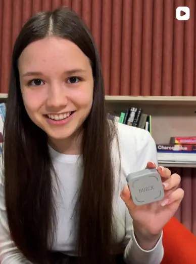 BRICK device demo — UGC video by Azaliia Salavatova